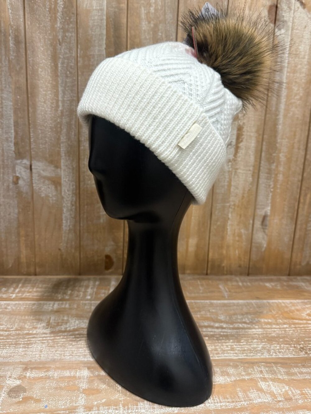 Helly Hansen Kids Lumi Beanie Pom Pom Hat Youth Girl 53-54 White Outdoor New